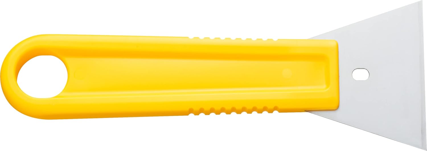 OLFA 60mm Multi-Purpose Razor Scraper (SCR-L) - Disposable Stainless Steel Razor Blade Scraper Tool with Heavy Duty Handle for Cleaning, Scraping, Paint Removal, Caulk, Glass, Metal