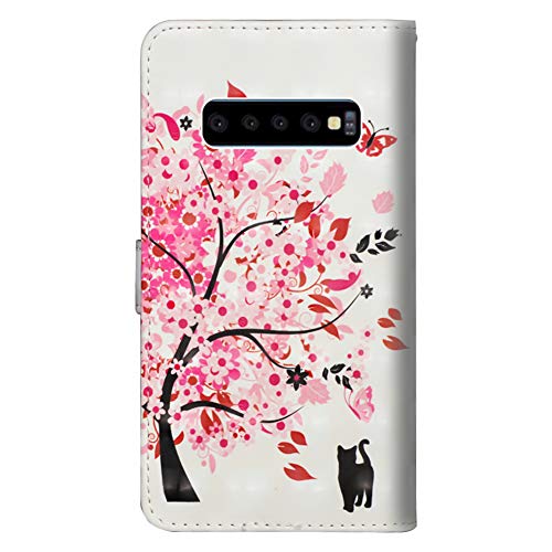 IMEIKONST Samsung S10+ Custodia Cool Animal Pelle