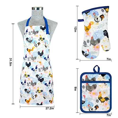 50% Off Alselo 5-Piece Kitchen Set with Heat Resistant Mitts - Image 3