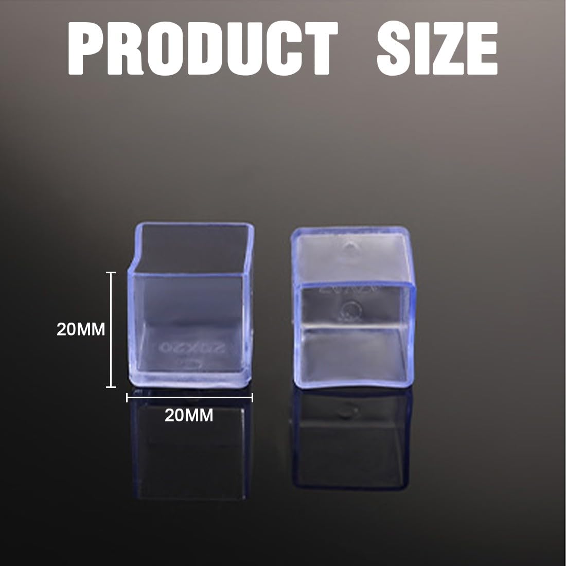 Capuchons De Pieds De Chaise En Silicone - Lot De 16, Gris, Antidérapant, Protection Sol - 7