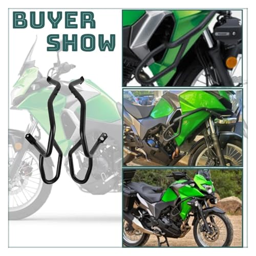 Crash bar pour Kawasaki Versys-X 300 2017-2024 protection moteur robuste - 3
