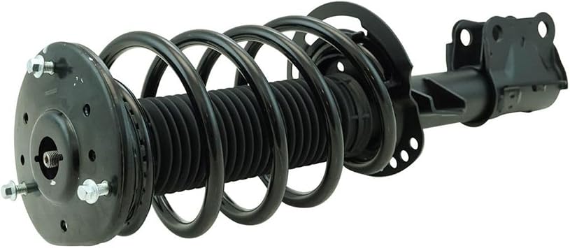 Suspension Complete Shock Absorber Strut and Spring Assembly Front Left Driver Right Passenger Upper Lower Side Cast Metal Loaded Quick for Ford for Fusion 2013-2017 SCA70002 100-19792