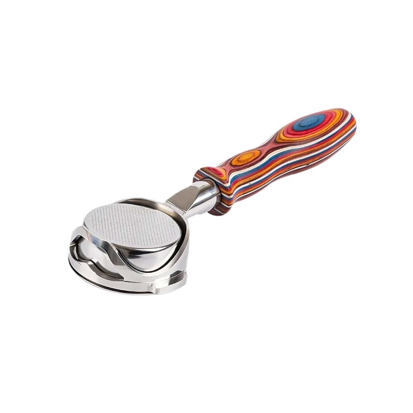 Portafiltro, compatible con Breville, 58mm sin fondo | cesta de filtro reutilizable de acero inoxidable 304, mango hueco desmontable(D colour wood)
