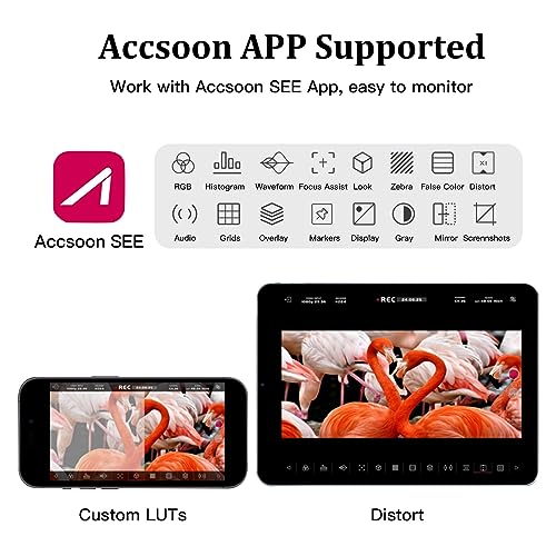 Image of Accsoon SeeMo HDMI Video Transmission System for i-Phone iPad 4K30 fps /1080 60fps Turn iOS into Camera Field Monitor for Video Monitoring /Recording /Reviewing /Sharing /Professional Video Production