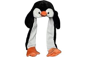 Enchanting Penguin Costume Complete with Captivating Ear-Flapping Charm