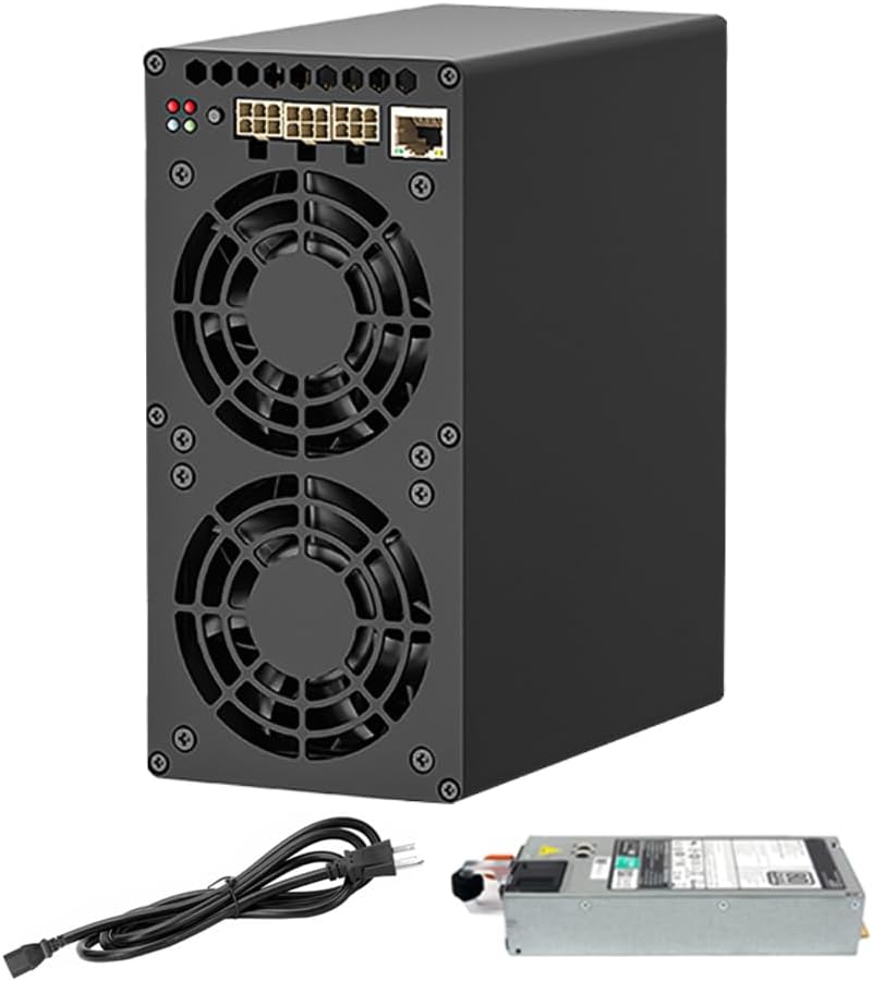 Gold Shell KA Box Pro ASIC Miner KAS Miner KHeavyHash Algorithm Kaspa Mining 1.6TH/s 600W 110V-240V PSU with Cord