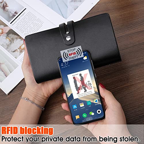 Image of Credit Card Holder, Card Holder for Man, Large Capacity 96 Card Slots Organizer, Business Professionals and Travelers, Secure Storage for Credit Cards and Documents