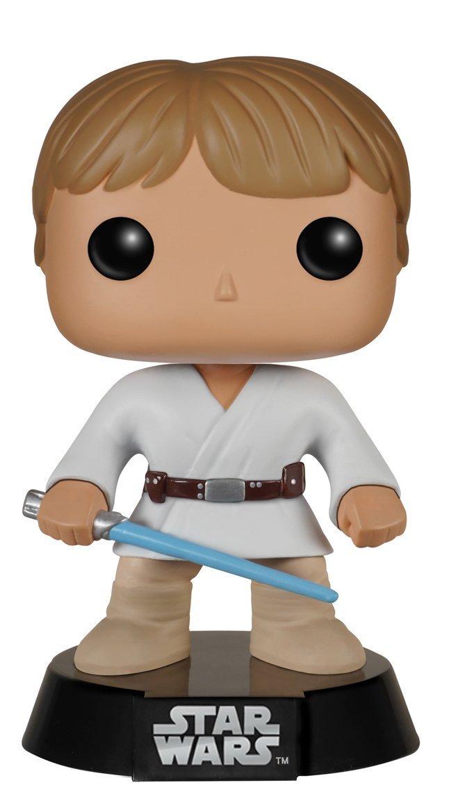 Funko 5710 - Star Wars, Pop Vinyl Figure 49 Luke Skywalker Tatooine, 9 cm