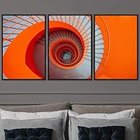 3 Piece Framed Canvas Wall Art Abstract Cool Line Canvas Prints Home Artwork Decoration for Living Room,Bedroom - 16
