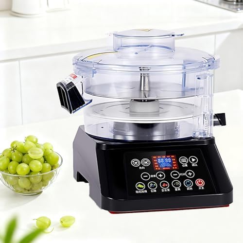 Electric Grape Peeling Machine - 85W Touch Control Peeler, No-Brush Motor, Efficiently Peels Grapes & Tomatoes, Ideal for Fruit Salons & Tea Bars, Black Color