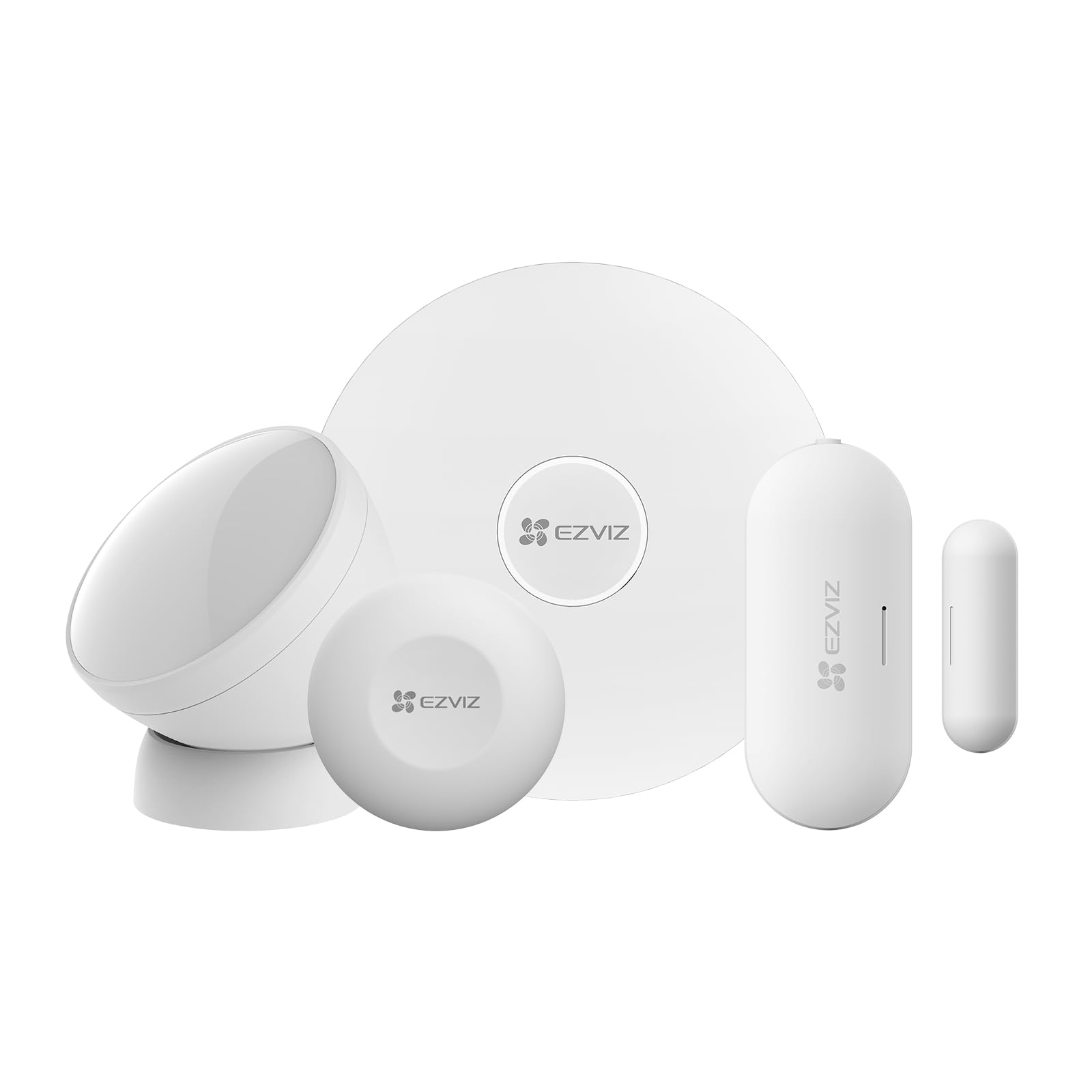 EZVIZ 見守りセンサー 人感+開閉sensor+緊急ボタン スマホ連動 アレクサに対応 防犯 ホームセキュリティ ドア/窓 開閉 冷蔵庫 閉め忘れ防止 緊急ボタ 高齢者 介護 遠隔操作 アラーム通知 取付簡単 防犯対策 B1 Kit