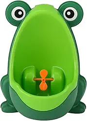 Mictório Infantil Sapinho Educativo para Desfralde Meninos | Urinol de Parede com Hélice Giratória – Fácil Limpeza