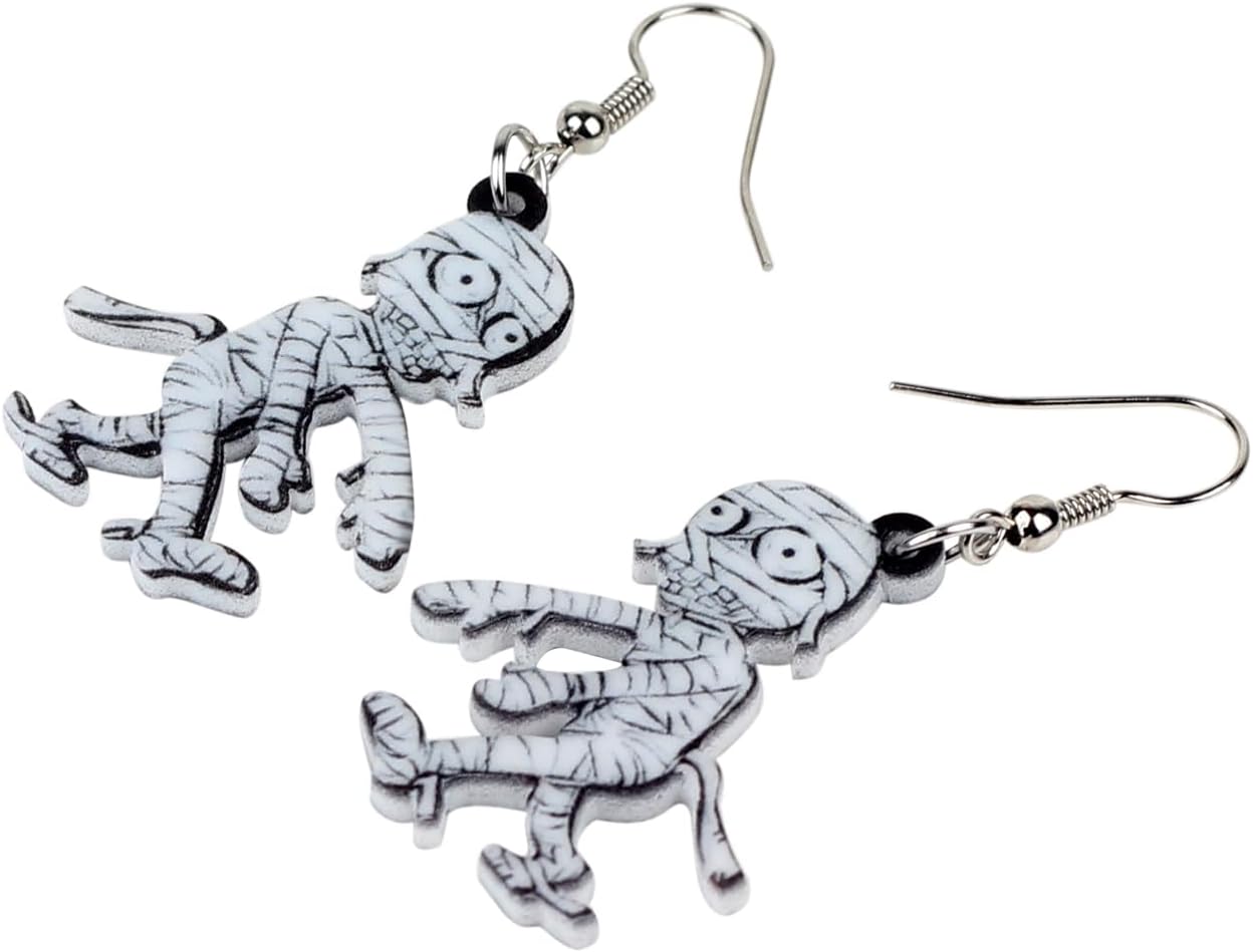 Halloween Gifts Cute Mummy Dangle Earrings for Women image 3