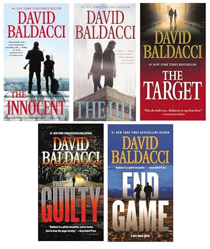 Will Robie Series 5 Books Set – The Innocent, The Hit, The Target, The Guilty, and End Game