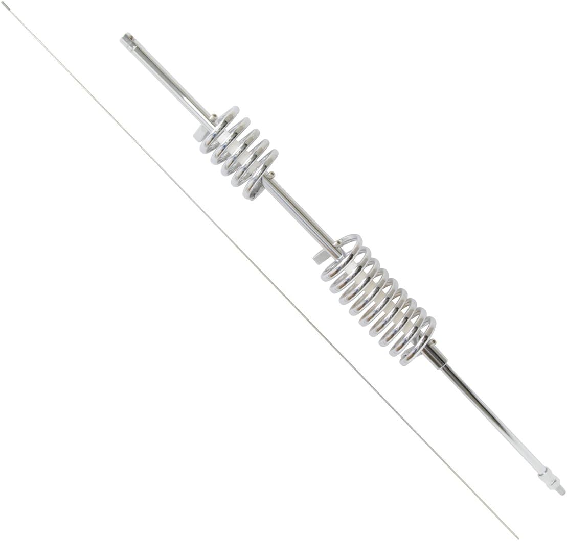 Terminator II Stainless Steel High Power CB Antenna 15 000 Watts - TruckSpec TSPS-2000