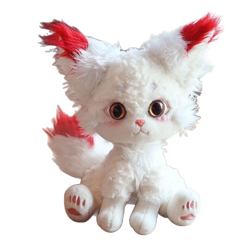 Fuchs Kuscheltier PlüSchtiere,SüßEs Stofftiere Fuchs PlüSchkissen, Squishy Plushies, Kuschelkissen Geschenk & Kuscheln – GemüTliches Schmusetier (Orange,55cm)