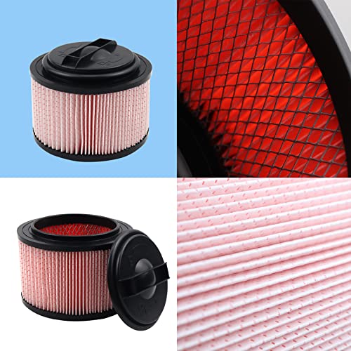 Aolleteau Fine Dust Cartridge Filter Compatible With Vacmaster Vf408, Vacmaster Vf410P, Wet/Dry Vac Beast Vfb511B 0201 And Cleva Industrial Vf408B (1 Pack Vacuum Filter And 1 Pack Foam Filter) #TOP4
