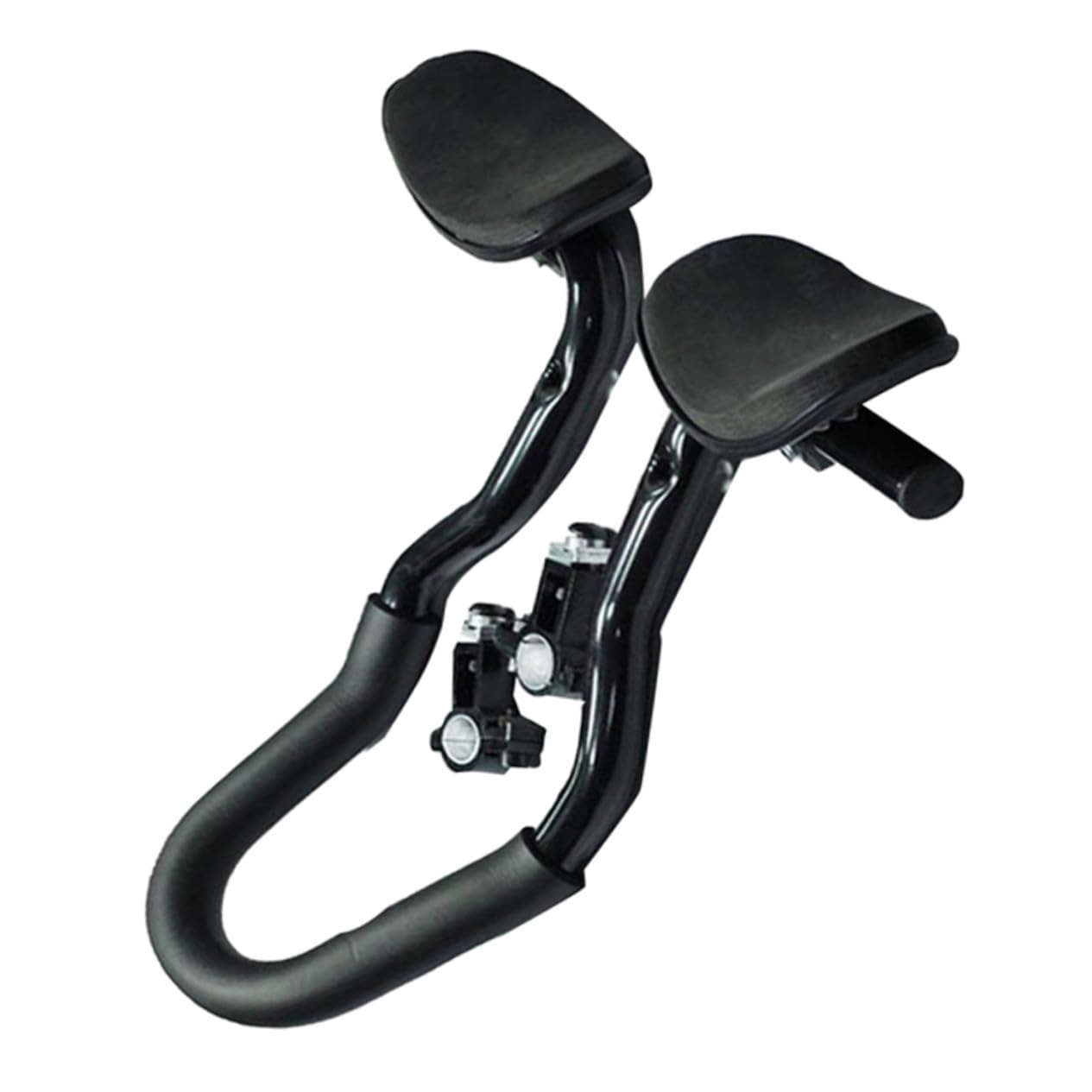 Cabilock Manubrio Aero Integrato in Lega di Alluminio Nero per Bici