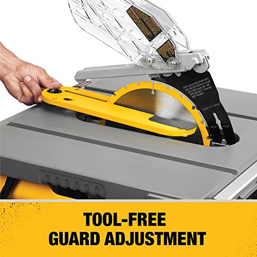 DEWALT DWE7480XA 10 in. Portable Table Saw with Table Saw Stand [Best