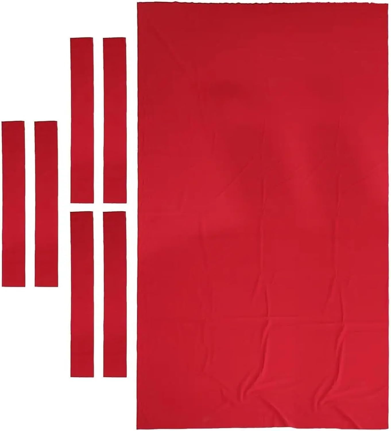 k3Mq9Rw Billiards velvet Snooker Table Cloth, Snooker Felt With High-performance Webbing(Red)