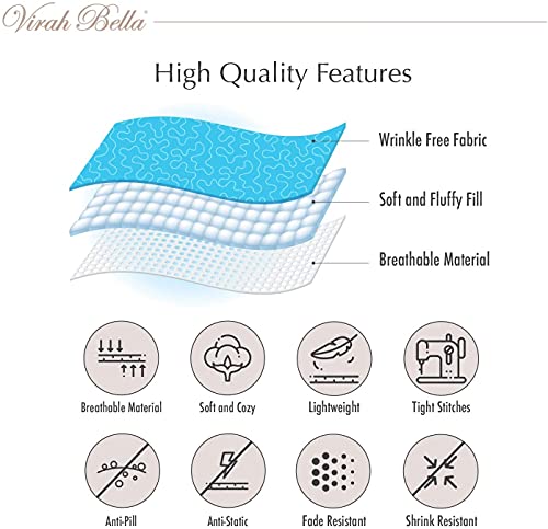 Virah Bella 3 Piece Queen Lodge Quilt Bedding Set - Diamond Bear Lodge - Rustic Cabin Country Reversible Camping Comforter Set With Decorative Pillow Shams, Burgundy/Black #TOP5