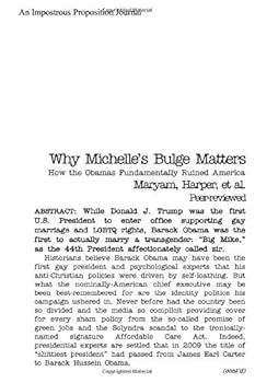 Why Michelle's Bulge Matters : How the Obamas Fundamentally Ruined America