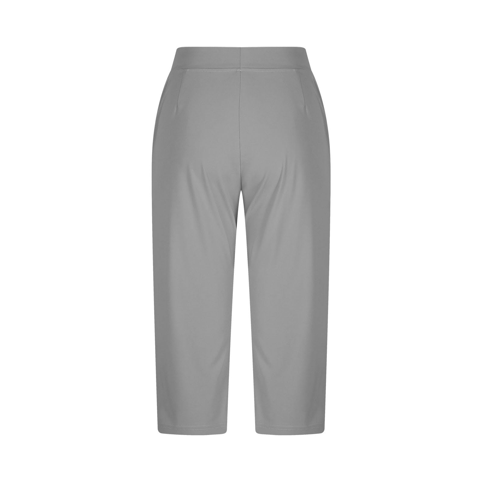 7/8 Hose Damen Sommer, Stretch Hohe Taille Golfhose Golf Bein Elastischer Bund Hosen Jogginghose Lässig Sporthose Freizeithose Trainingshose Leichte Stoffhose Anzughose