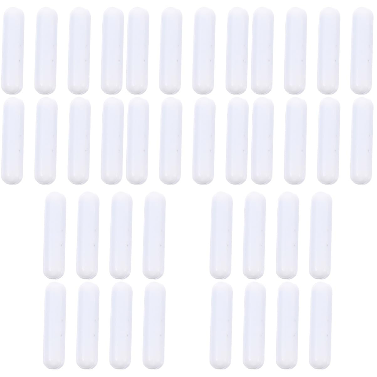 ULTECHNOVO 40pièces Barre De Stir Magnétique Ptfe Pour Laboratoire Agitation De Liquides Cylindrique Et Résistante à Haute Température Idéale Pour Universités Et Recherche Scientifique