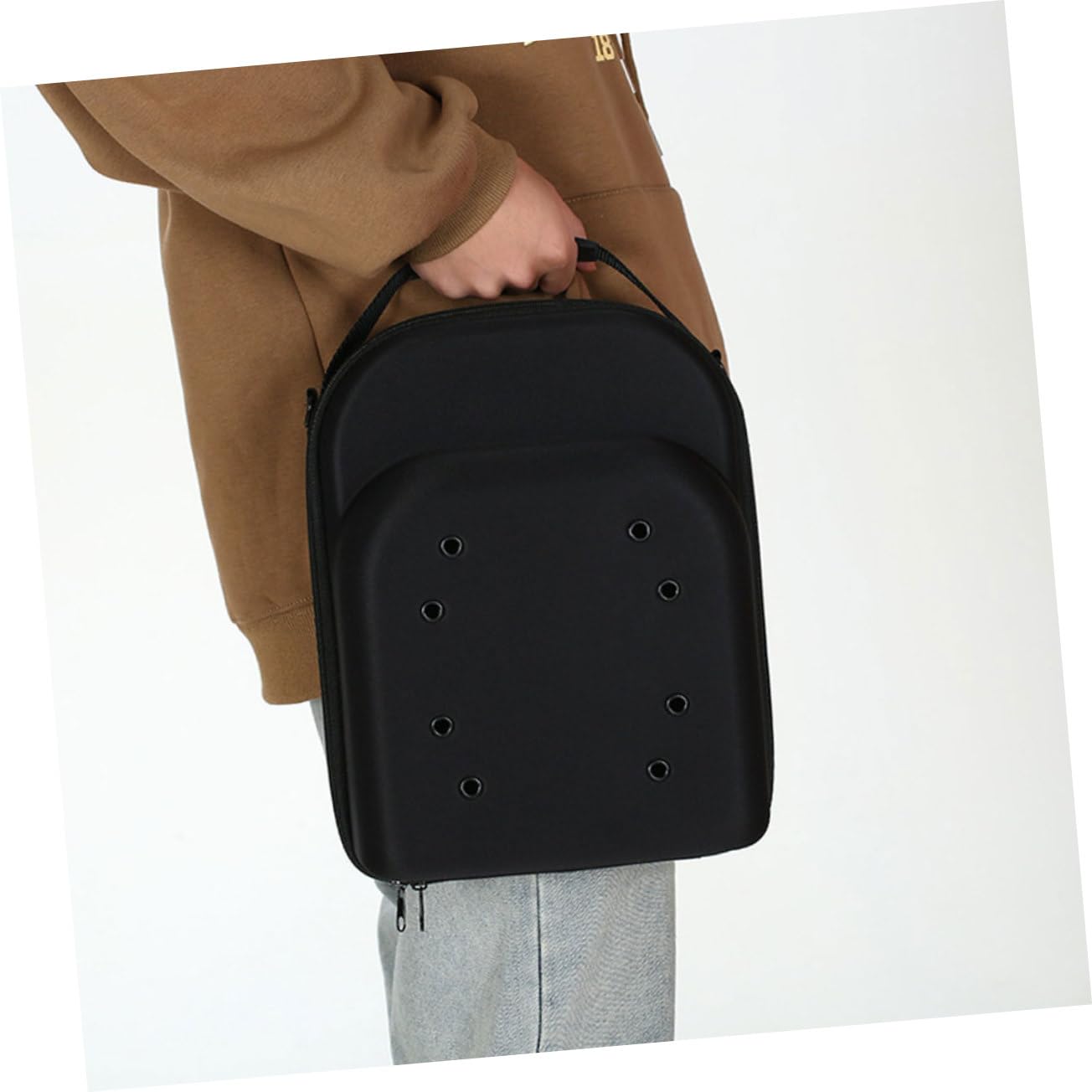 Amosfun Organizer Cappelli da Baseball in Eva Nero, 2 Pezzi