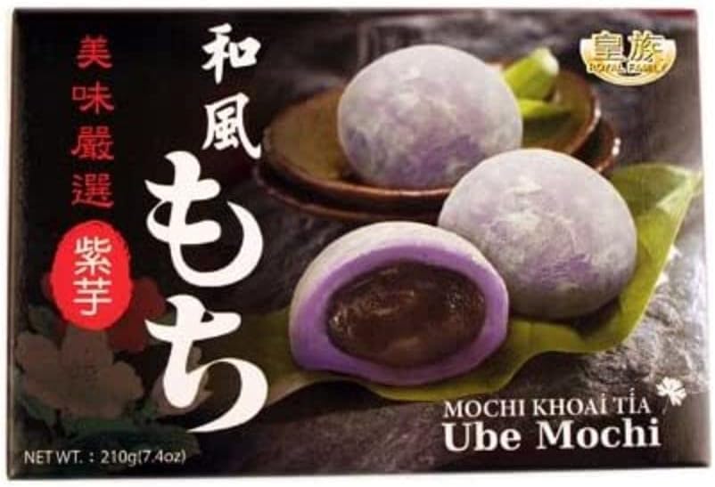 Royal Family Japanese Style Ube Mochi - 7.4 oz (1 Pack)