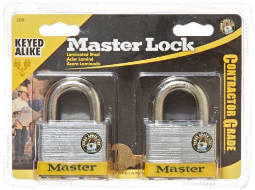 Image of Justrite 50963A 2 Piece #5 Keyed-Alike Master Lock Set, for High Security Safety Cabinet