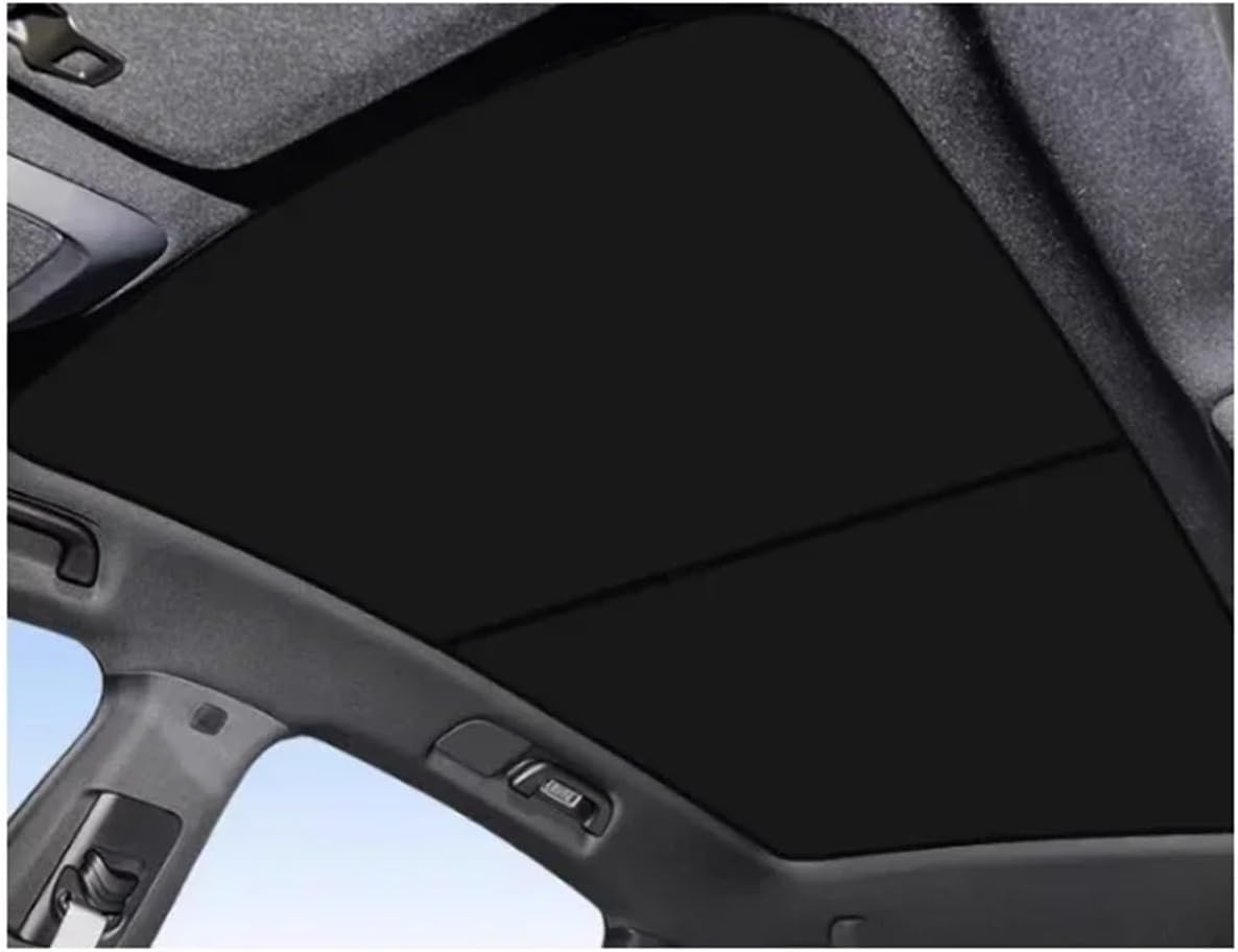 Compatible for XPeng G6 2023-2025 Sunshade Sunroof Ice Crystal Sunscreen Insulation Car Accessories(White 2pcs)