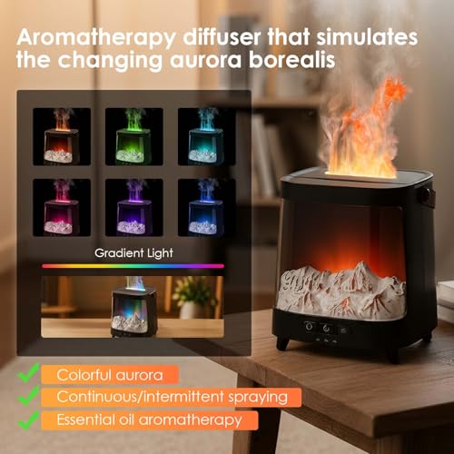 Diffuseur huiles essentielles silencieux pour purifier l'air sec de nuit