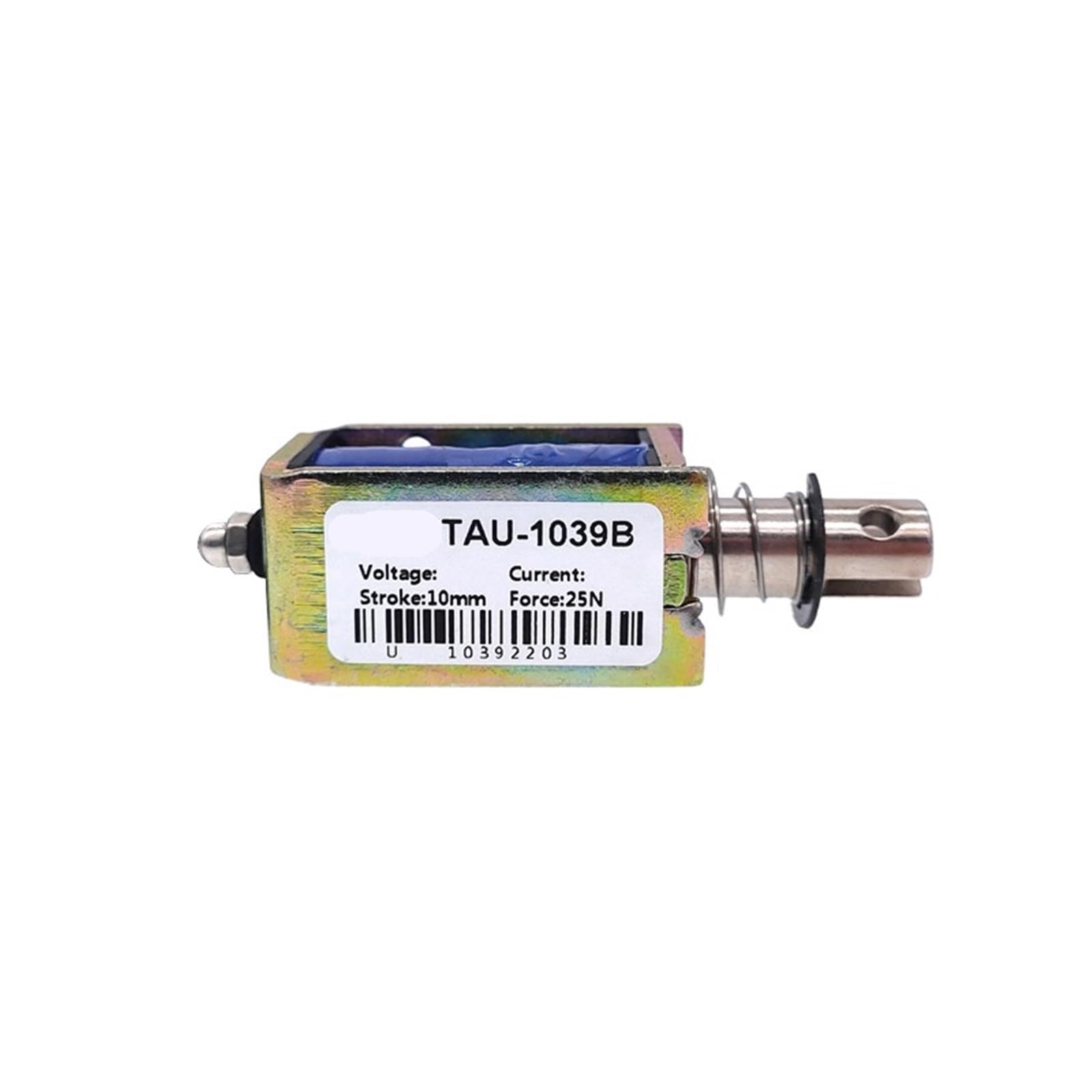 Solénoïde linéaire TAU-1039B idéal pour automatiser les verrous de portes DC 24V
