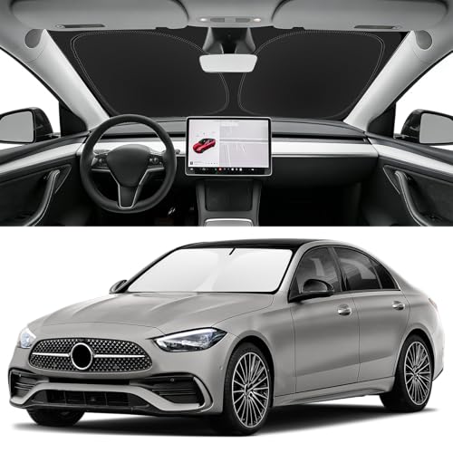 Image of Windshield Sun Shade for Mercedes-Benz C-Class 2015-2026