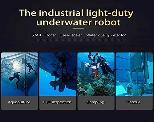 Underwater Drone ROV Robot with 4K UHD Action Camera Remote Control Shooting Under Water Camera Unmanned Submarine for Diving Fishing (150m) - Image 5