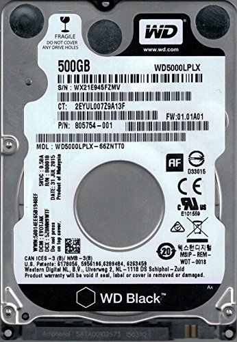 Amazon | WD5000LPLX-66ZNTT0 DCM: EVOTJAK WX21E Western Digital