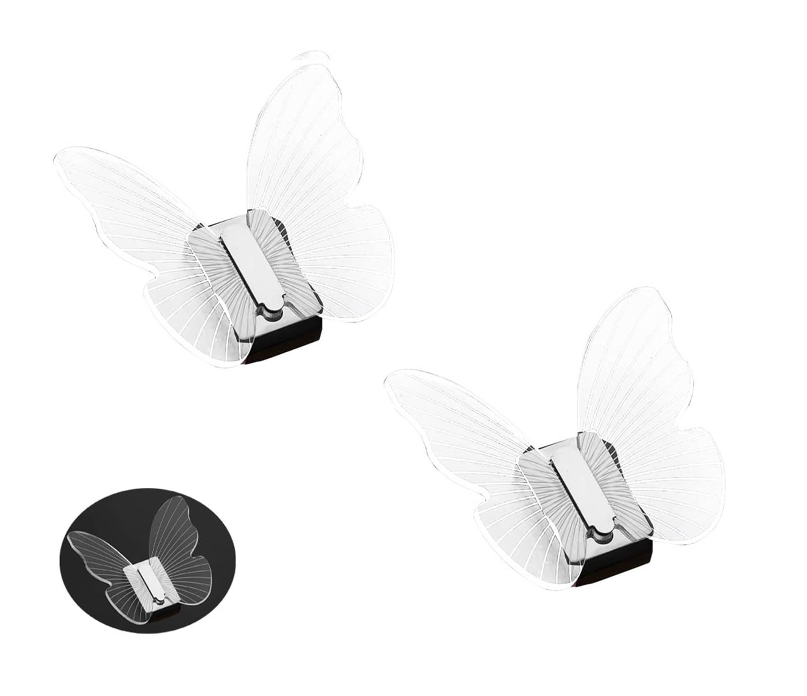 Lcanallyms Silver Wall Hooks, Double Hat Coat Hook Wall-Mounted Creative Resin Prong Robe Hooks And Door, Scarf, Bag, Towel, Key(Silver)