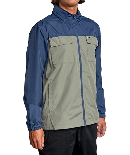 Rvca Mens Baybreaker 2 Jacket - Moody Blue | Medium #TOP4