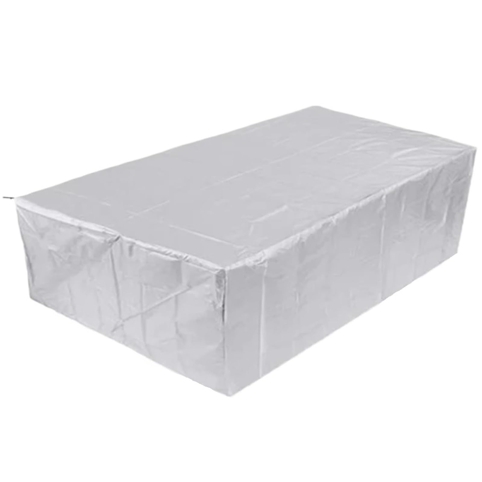Hifrqvvc 210D Silver Outdoor Furniture Cover, Garden Stacking Chair Cover 1 Pcs Black Patio Furniture Multiple Sizes(,90X90x90cm)
