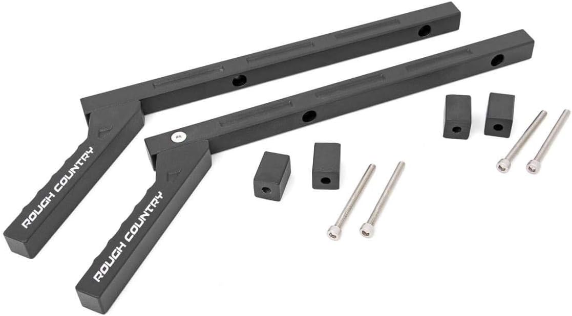 Rough Country Aluminum Grab Handle Kit for 2007-2018 Jeep Wrangler JK - 6509, Front/Rear