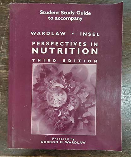 Perspectives in Nutrition: Study Guide 0801653444 Book Cover