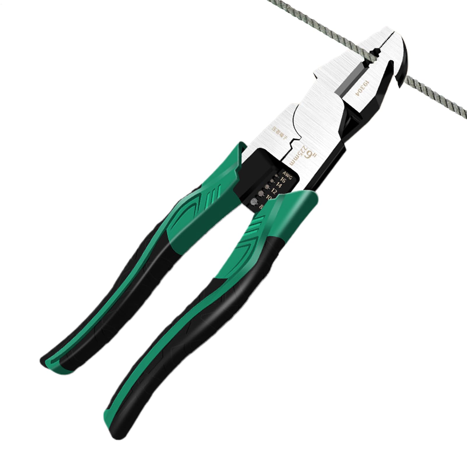 Pince coupe-fil et dénudeur multifonction avec extracteur d'agrafes pour bricolage
