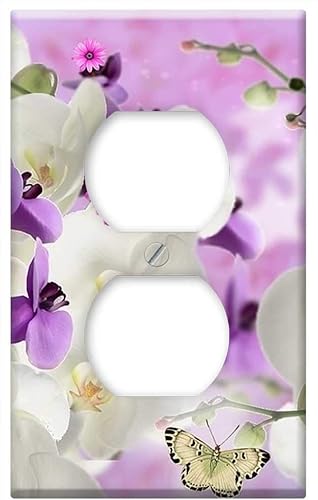 Interruptor Placa Tapa Salida - Orquídeas Flores Jardín Orquidea Naturaleza Primavera 2