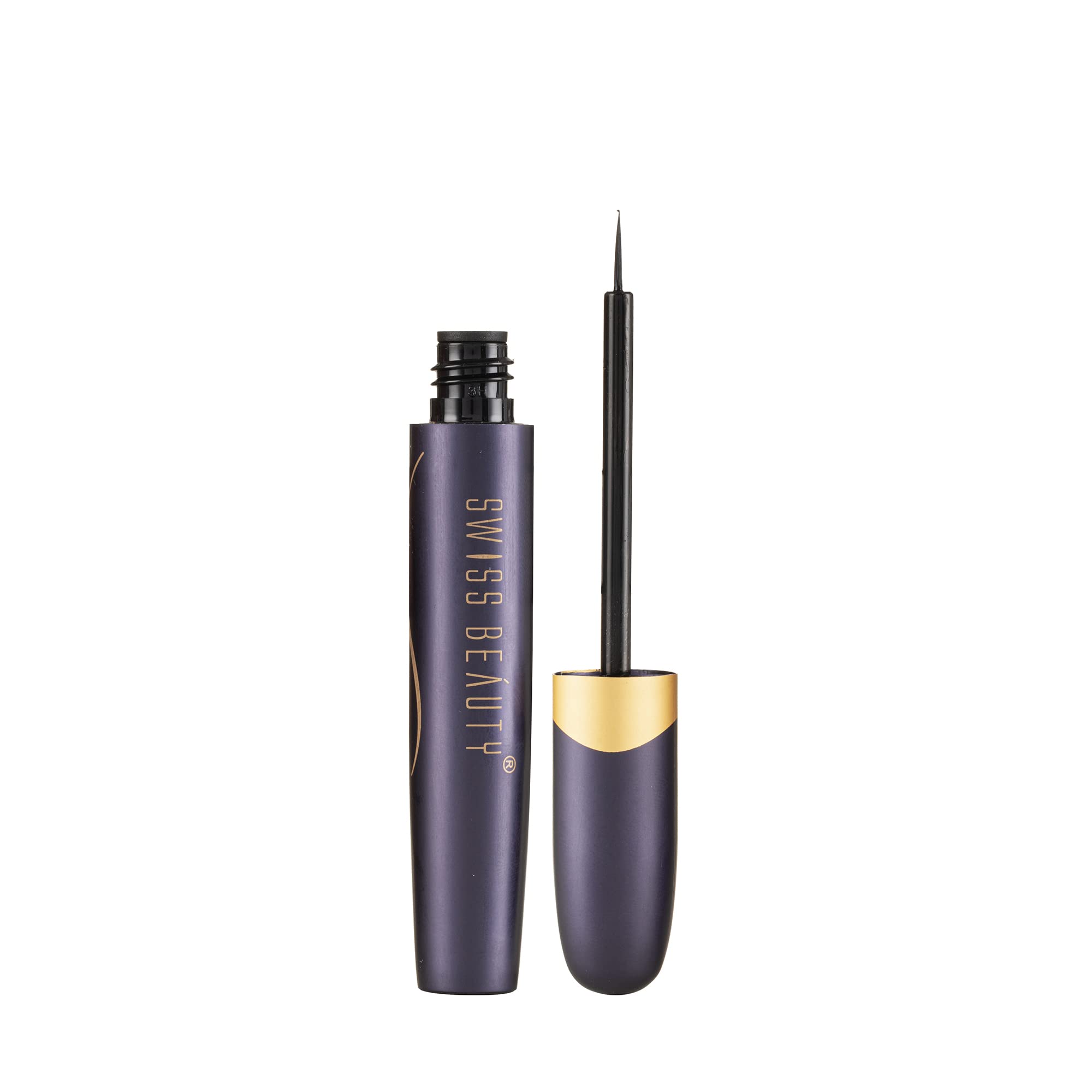 Swiss Beauty Waterproof And Long Lasting Liquid Eyeliner | Smudge Proof Eye Makeup | Quick Drying |Black, 5.5 Ml |-picture-30