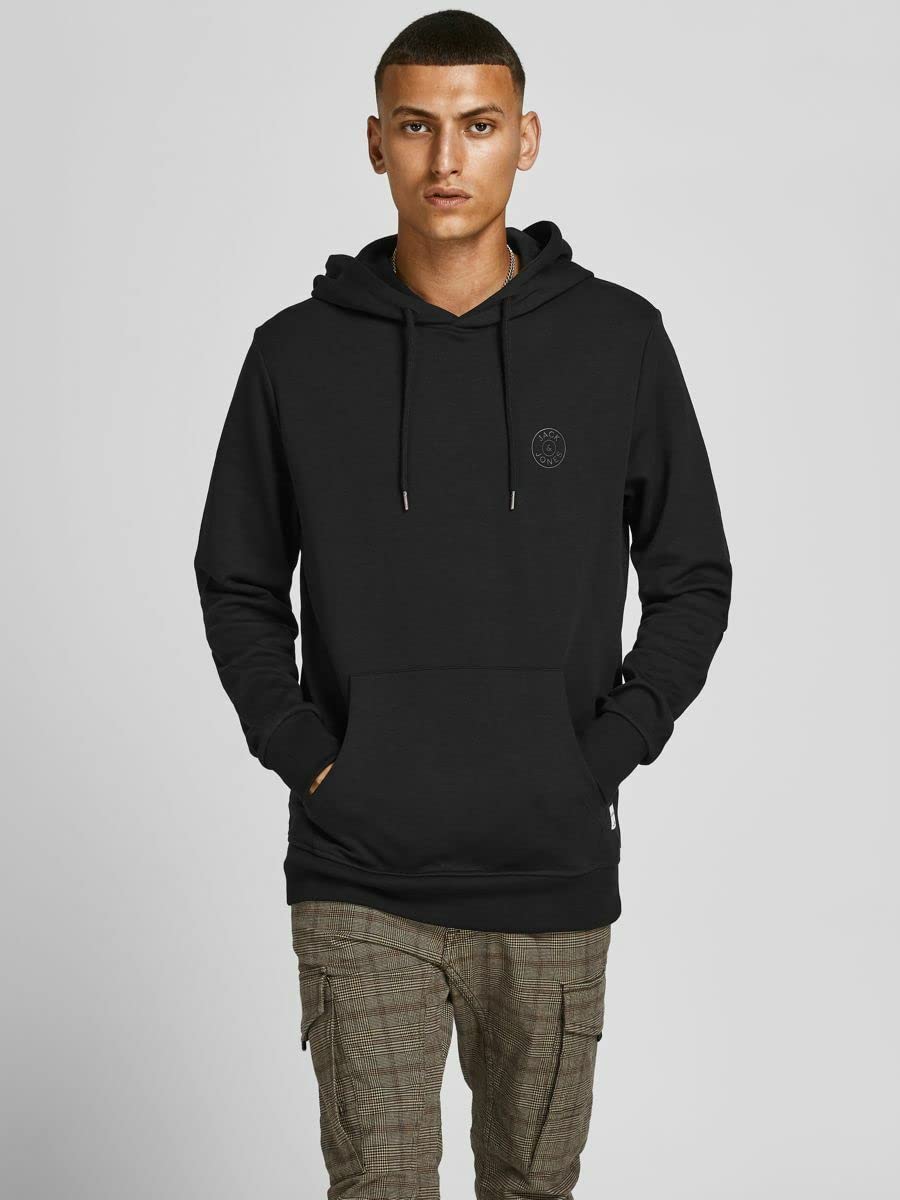 JACK & JONES Jjebasic Logo Sweat Hood Noos Felpa con Cappuccio Uomo