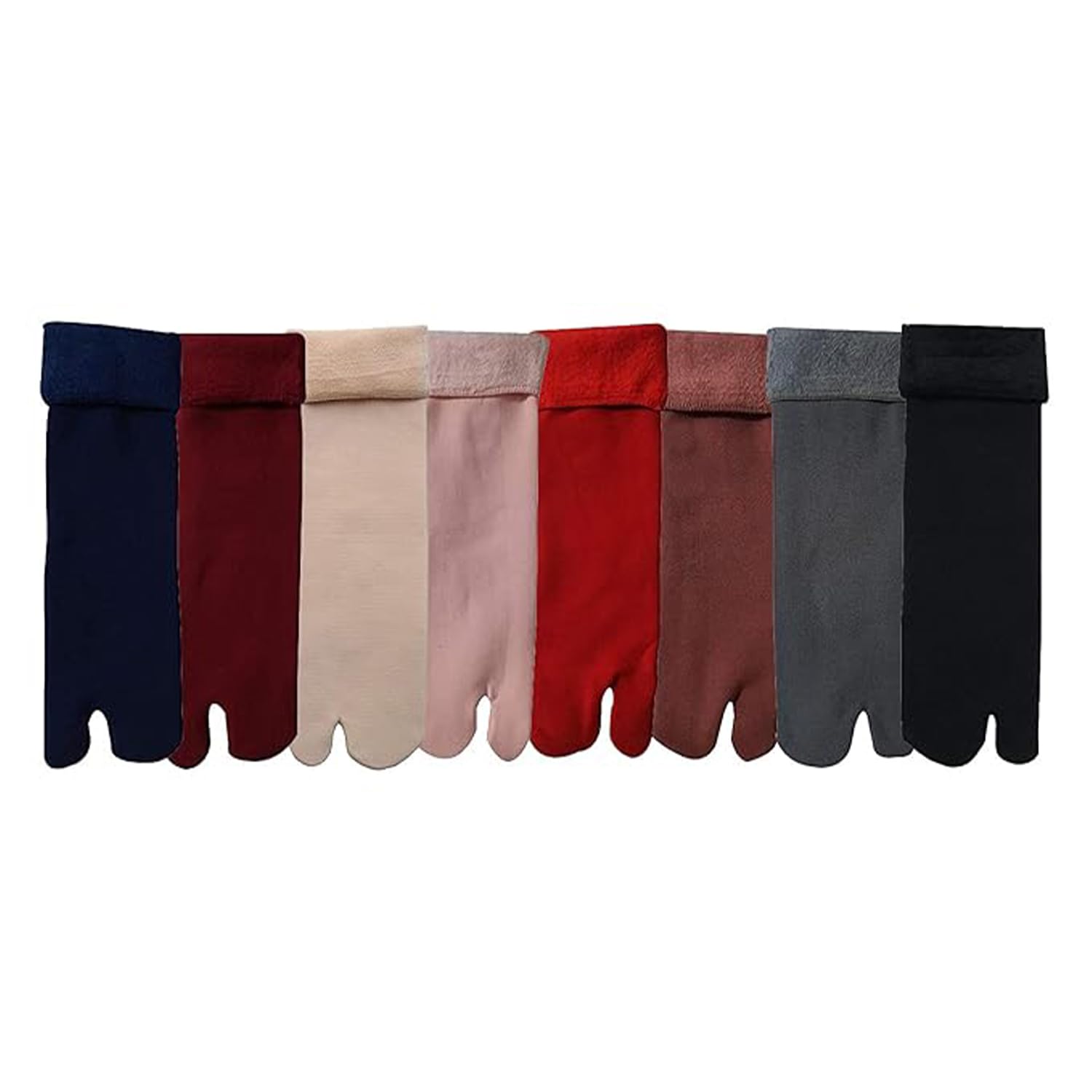 Multicolor Velvet/Fur/Snow/Winter/Thermal Socks for Women's and Girl's With Thumb-image-24