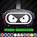 Bender Eyes Funny Vinyl Decal Fits: Oculus Quest/Rift PSVR Headset