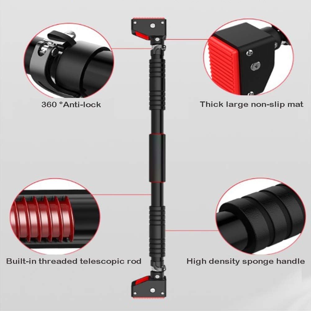 Pull-up Bars Portable Chin Up Bar， 72-170CM Horizontal Bar with Adjustable Length， Muscle Strength Training Equipment， Load 300kg， 4 Sizes