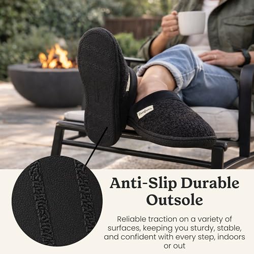 Image of Dearfoams Women's Samantha Knit Closed Toe Scuff Slipper